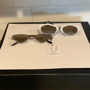Silver stylish sunglasses